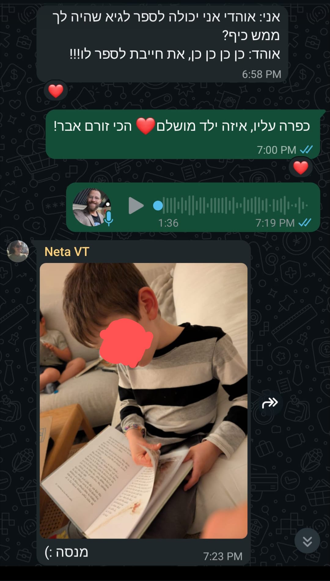 המלצת הורה